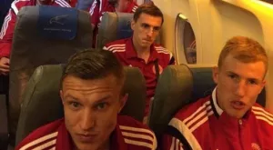 В Сърбия, със снимка на Ваюши: Албанците ни благодарят за лесните три точки