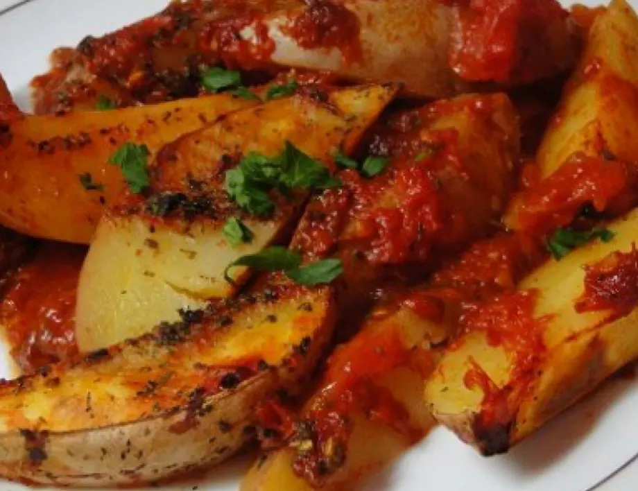 Картофки с лютеница, които подлудиха цяла България