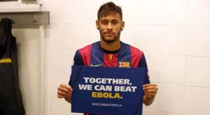 Неймар и Роналдо в съюз срещу еболата (СНИМКИ)