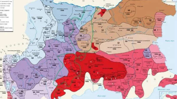 Македонците ядосани на картата на БАН: Целите Балкани говорят български