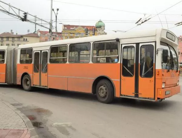В София откраднаха автобус на градския транспорт