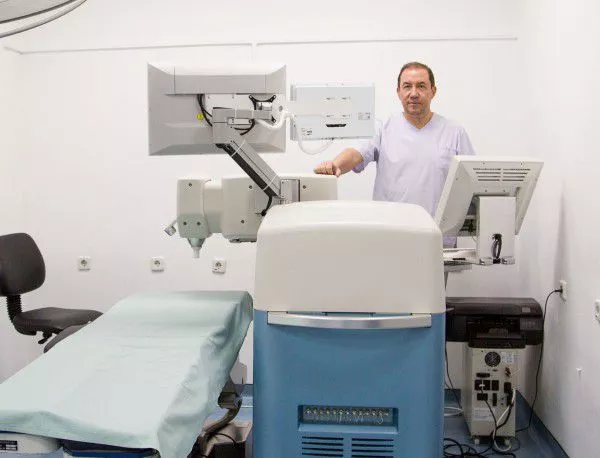 За първи път в Южна България 3D лазер маха очно перде с минимум намеса на хирурга