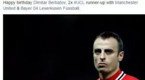 Бербатов с ЧРД от УЕФА