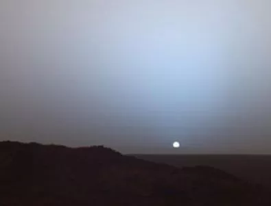 Как залязва Слънцето на Марс (ВИДЕО)