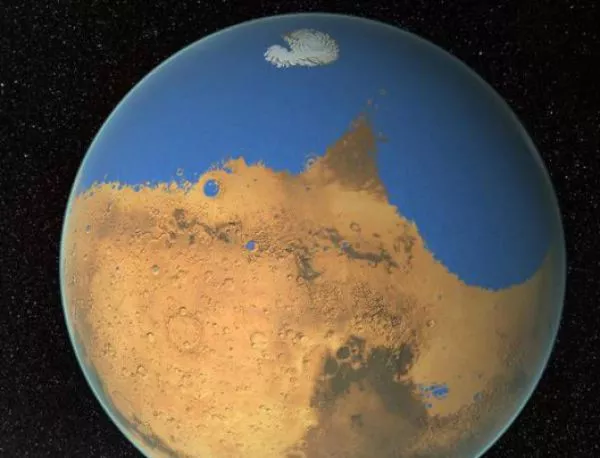 През студените нощи на Марс се появява течна вода
