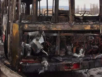 Автобус се подпали до Благоевград