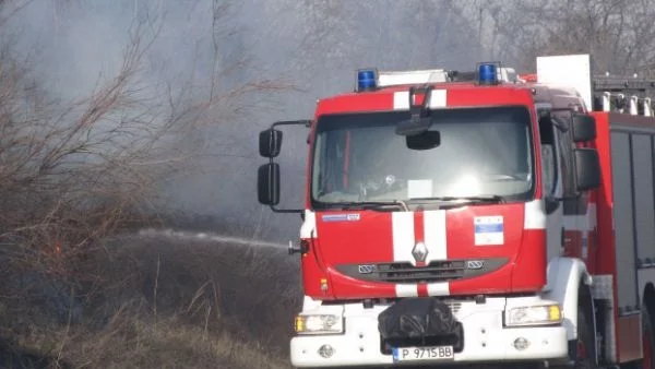 Пожар в параклис край Сопот