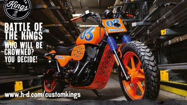 Представителства на Harley-Davidson в битка на честта Top Custom в конкурса Battle of the Kings