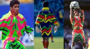 Боби Михайлов в парада на вратарските екипи от 90-те