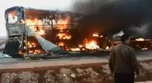 ВИДЕО (18+): Над 30 спортисти изгоряха след ужасяваща катастрофа