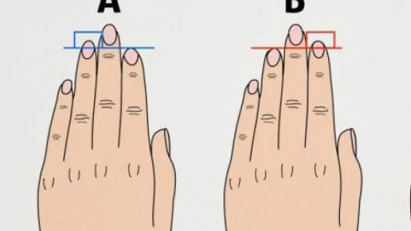 Дължината на пръстите разкрива характера ви