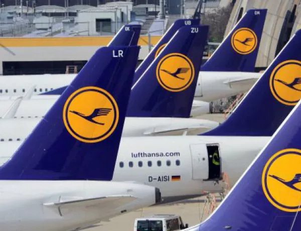 Lufthansa отменя половината си полети заради стачка
