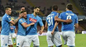 Наполи се подигра с Емполи за 7-а поредна победа