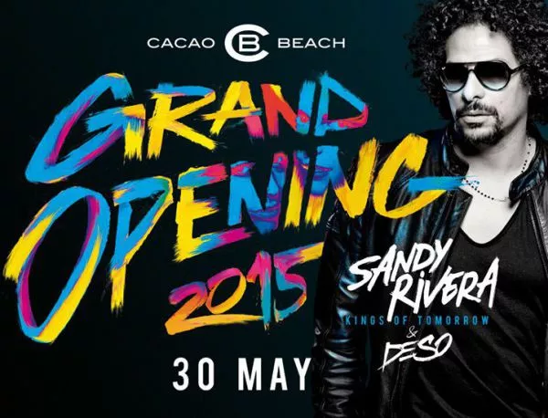 Новият CACAO BEACH CLUB с официално откриване на 30 май в компанията на SANDY RIVERA