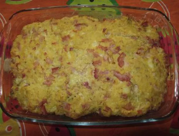 Рецепта на дена: Запечени картофи с шунка и кашкавал