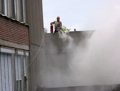 Гасиха пожар с подръчни средства в пловдивската окръжна болница