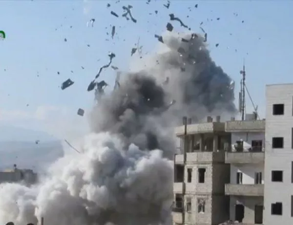 Десетки загинаха след бомбардировки близо до Дамаск