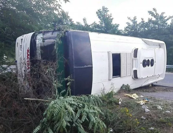 Български автобус катастрофира в Унгария, има ранени