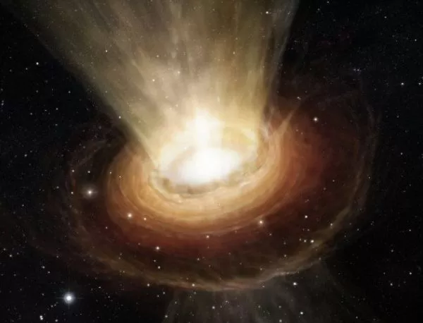 Екзотична черна дупка "изяла" почти цяла галактика