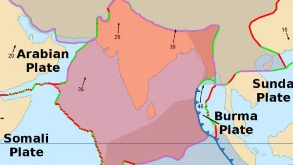 Индийската тектонска плоча: епицентър на най-мощните земетресения през последното десетилетие