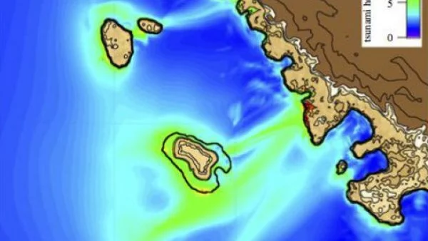Малки крайбрежни острови засилват цунамито