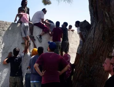 Гръцкият остров Лесбос е пренаселен от мигранти