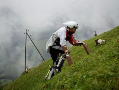 Британец три дни живя като козел в Алпите (СНИМКИ)