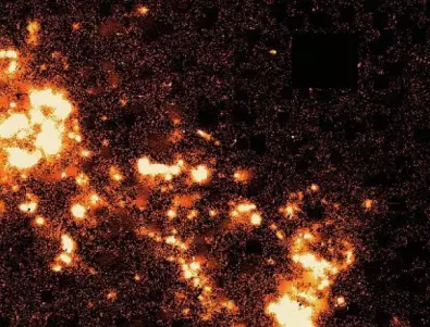 Откриха много древна галактика с форма на огнен пръстен