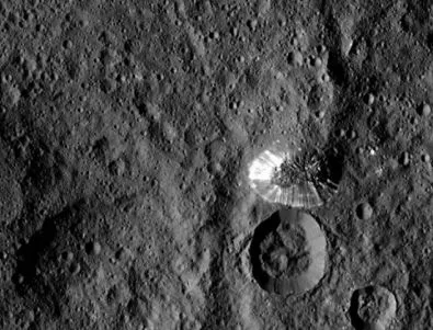 Планините и кратерите на Церера