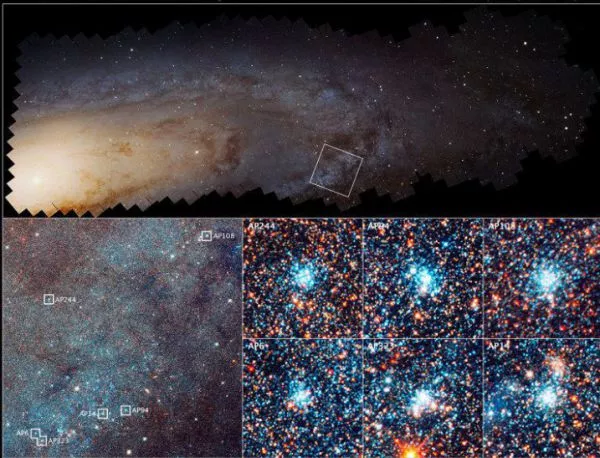 "Хъбъл" преброи новородените звезди в Млечния път и Андромеда