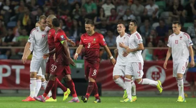 Португалия се мъчи срещу Албания, но докосва Евро 2016