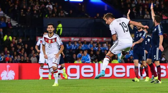 Германия записа трудна победа над Шотландия