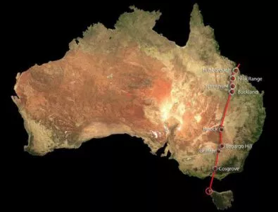 В Австралия откриха най-голямата верига от вулкани