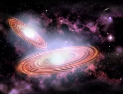 Мощен взрив ще разтърси Вселената след сблъсък на черни дупки