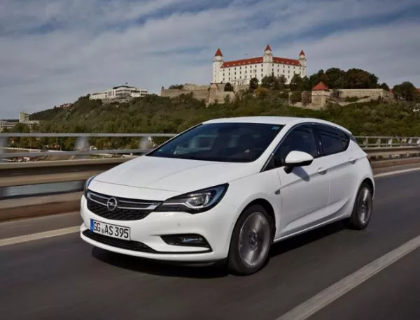 Opel Astra предлага най-ниски експлоатационни разходи в класа