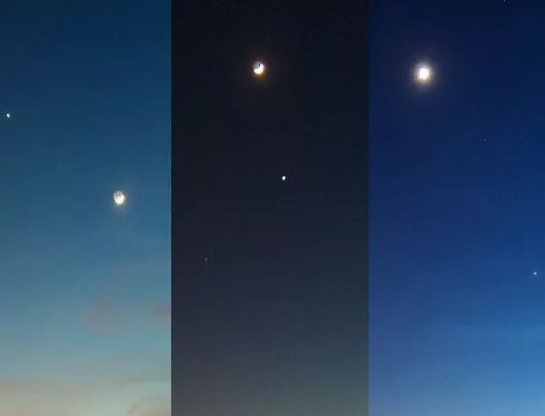 Венера, Марс, Юпитер и Меркурий излизат на парад