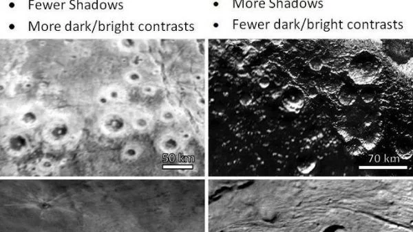 Кратерите на Плутон