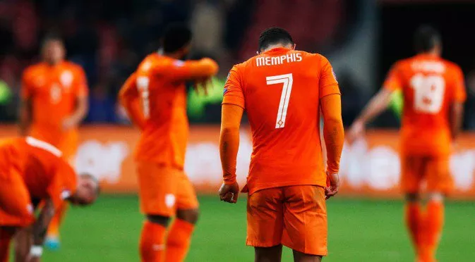 СНИМКА: Холандия напомни за себе си на Евро 2016