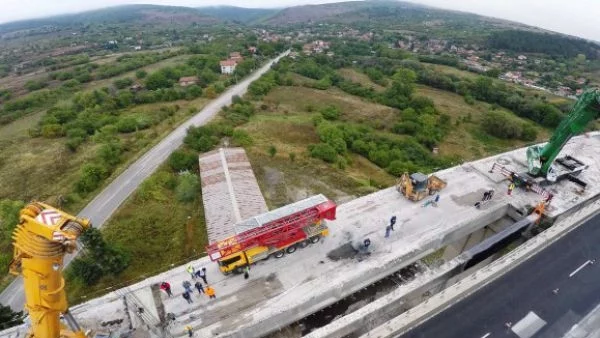 Движението по виадукта "Елещница" се спира през нощта на 27 и 28 октомври