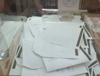 Броят ръчно бюлетини от избирателна секция във Варна