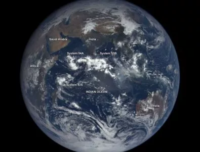 Три потенциални бури на Земята от Космоса