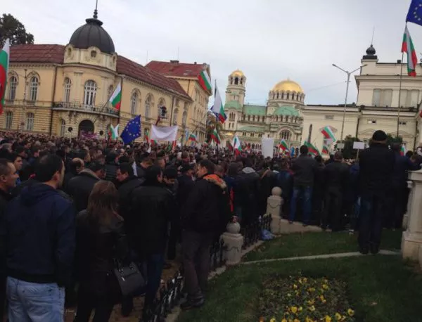 България през 2015 година: Полицейските протести 