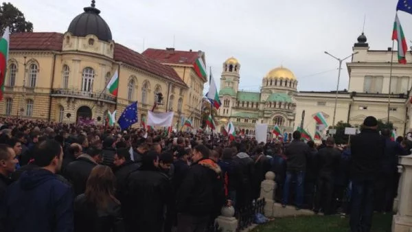 България през 2015 година: Полицейските протести 