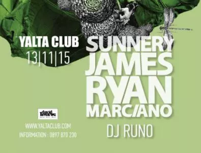 Sunnery James и Ryan Marciano празнуват с YALTA CLUB този петък