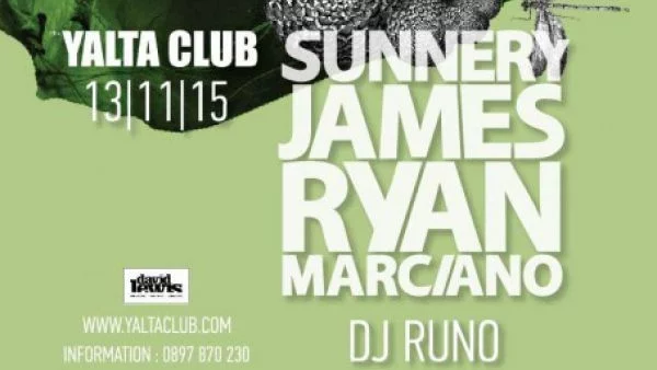 Sunnery James и Ryan Marciano празнуват с YALTA CLUB този петък