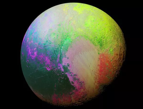 НАСА показа психеделичен Плутон
