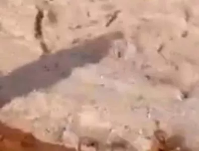 Да не повярваш на очите си: ледена река през пустинята (ВИДЕО)