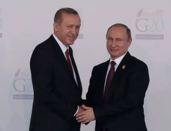 Путин: Русия и Турция имат потенциал за развитие на отношенията на ново равнище
