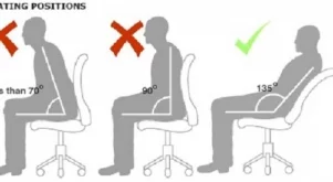 Изненада: Седенето с изправен гръб е вредно 