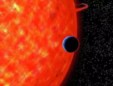 Синя планета се върти край червено джудже в съзвездие Рак